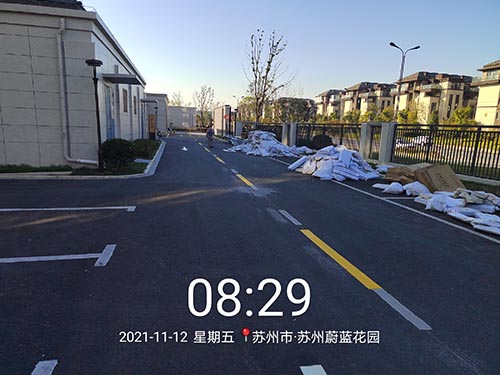 蘇州道路標(biāo)線冷漆多少錢一平？道路劃線價(jià)格多少一米？